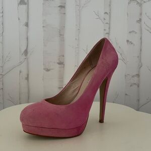 Aldo Pink Suede Pumps